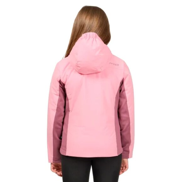 Spyder Kid's Attached Hooded Lightweight Jacket - Picture 2 of 4